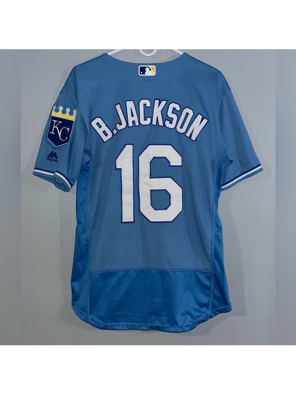Kansas City Royals Bo Jackson MLB Throwback Majestic Authentic Baseball Jersey